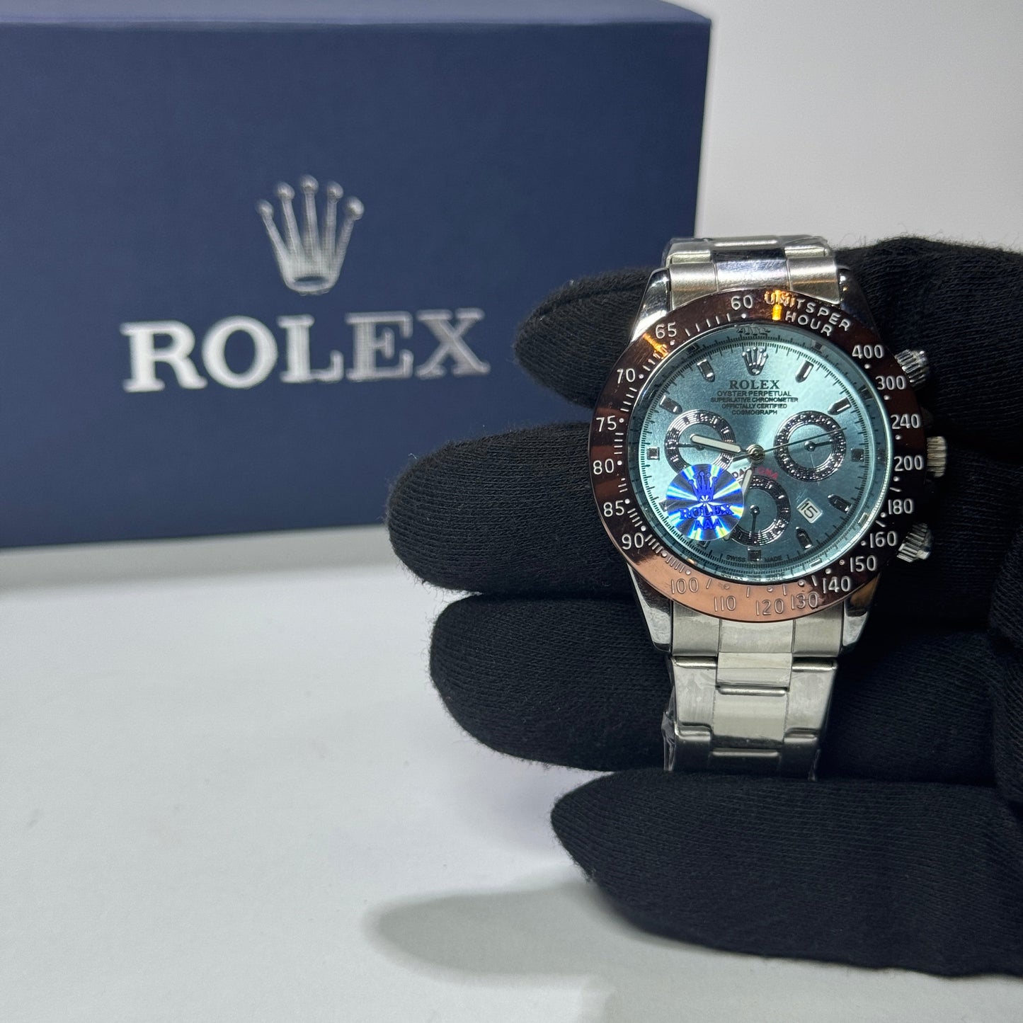 Rolex premium watch Tiffany color with date & Premium box
